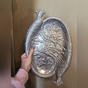 Stunning Vintage Pheasant Platter